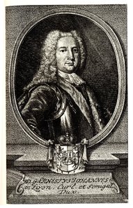 Portrét Ernsta Johanna von Birona 1690-1772, vévody z Courlandu a Semigallie a regenta Ruské říše od Unbekannt