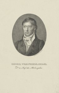 Portrét Georga Wilhelma Friedricha Hegela 1770-1831. od Unbekannt
