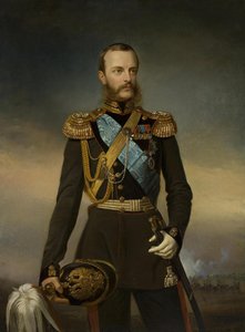 Portrét velkovévody Michaela Nikolajeviče z Ruska 1832-1909, počátek 60. let 19. století od Unbekannt