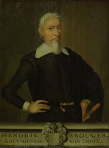Portrét Hendrika Brouwera (1581-1643).  Alternativní titul(y): Hendrik Brouwer (1581-1643). Generální guvernér (1632–1636).[1] od Unbekannt