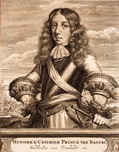 Portrét Jindřicha Kazimíra II 1657-1696, prince z Nassau-Dietz, 1675. od Unbekannt