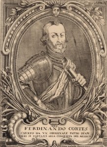 Portrét Hernana Cortese 1485-1547. od Unbekannt