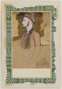 Portrét Ibrahima Adila Šáha II., z Bijapuru d.1626, ca. 1640. od Unbekannt