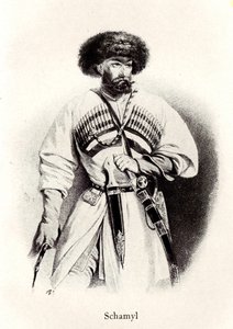 Portrét imáma Šamila 1799-1871, 19. století od Unbekannt