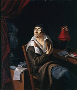 Portrét Jean-Paul Marat 1743-1793, c. 1793. od Unbekannt