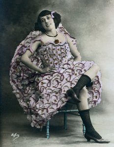 Portrét Jeannes Bourgeois. Fotografie od Unbekannt