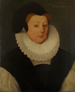 Portrét Katherine, Lady Gresley, 1585. od Unbekannt
