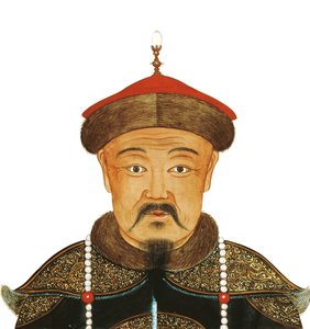 Portrét Kublajchána 1215-1294, 13. století od Unbekannt