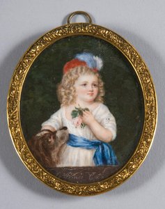 Portrét Louis-Charles, prince Royal Francie 1785-1795, 19. století od Unbekannt