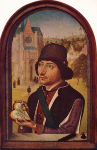 Portrét Ludvíka XI., c1456-58 od Unbekannt