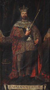 Portrét Manuela I. Portugalského 1469-1521, 1495. od Unbekannt