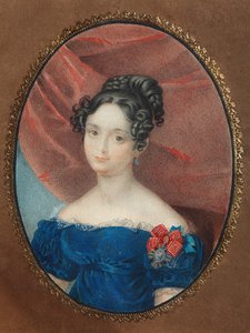 Portrét Marie Jakovlevny Naryshkiny 1789-1854, rozené Lobanové-Rostovské, 40. léta 19. století od Unbekannt