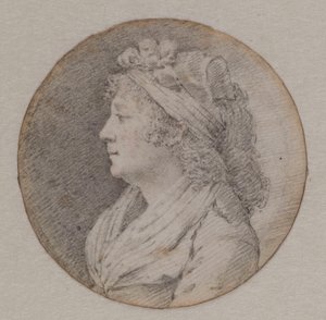 Portrét Marie Louise Savojské 1749-1792, princezny z Lamballe. od Unbekannt