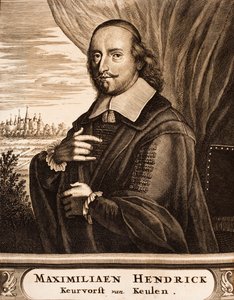 Portrét Maxmiliána Jindřicha Bavorského 1621-1688, arcibiskupa z Kolína nad Rýnem, 1675. od Unbekannt