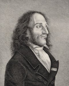 Portrét Niccola Paganiniho 1782-1840, c. 1830 od Unbekannt