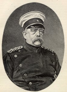 Portrét Otto von Bismarcka 1815-1898. od Unbekannt