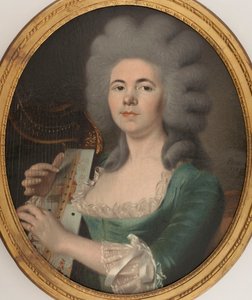 Portrét Rosalie Dugazon 1755-1821, 1787. od Unbekannt