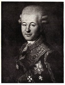 Portrét Semyona Zoricha 1745-1799, oblíbené Kateřiny Veliké, počátek 19. století. od Unbekannt
