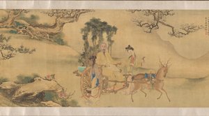 Portrét Shaoyu v masce Liu Ling, ca. 1795. od Unbekannt