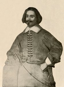 Portrét sira Johna Leveretta, v hnědém kabátě a obyčejné vojenské kapele, 1640-1660, 1937. od Unbekannt
