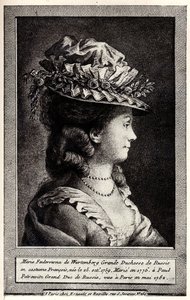 Portrét Sophie Dorothea z Württemberska, počátek 19. století. od Unbekannt