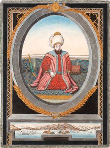 Portrét sultána Murada II 1404-1451 od Unbekannt