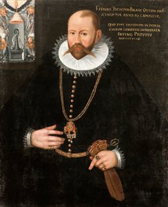 Portrét Tycho Brahe 1546-1601, 1596. od Unbekannt