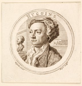 Portrét Williama Hugginse, hospoda. 1760. od Unbekannt