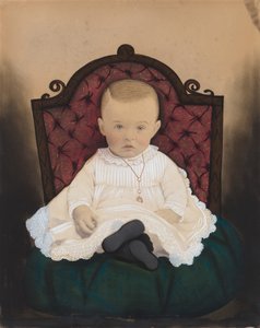 Portrét dítěte, 80. léta 19. století. od Unbekannt