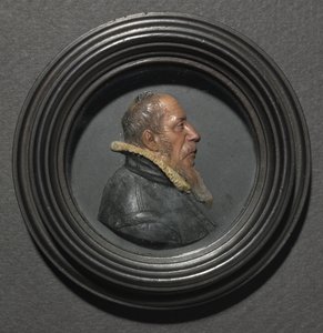 Portrét muže v černém, polovina 1600. od Unbekannt