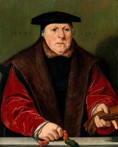 Portrét muže s růžencem, 1545.