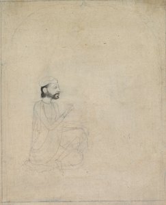Portrét sedícího muže, c. 1830-1850. od Unbekannt