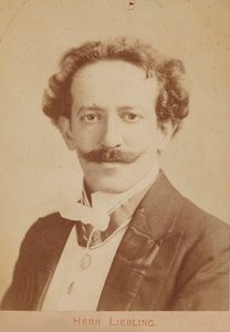 Portrét pianisty a skladatele Georga Lieblinga 1865-1946, c. 1900 od Unbekannt