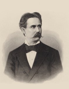Portrét klavíristy a skladatele Xavera Scharwenky 1850-1924, c. 1880. od Unbekannt