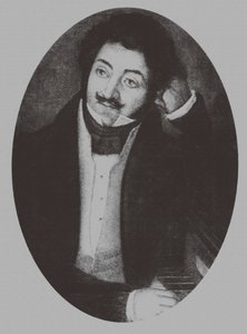 Portrét skladatele Alexandra Aleksandroviče Alyabyeva 1787-1851, 1810 od Unbekannt