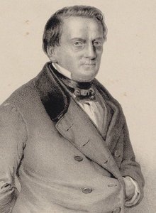 Portrét skladatele Franze Lachnera 1803-1890, 1850. od Unbekannt