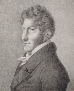 Portrét skladatele Friedricha Kuhlaua 1786-1832. od Unbekannt
