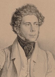 Portrét skladatele Josepha Lannera 1801-1843, 1830. od Unbekannt