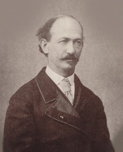 Portrét skladatele Maurice Strakosche 1825-1887, c. 1870. od Unbekannt