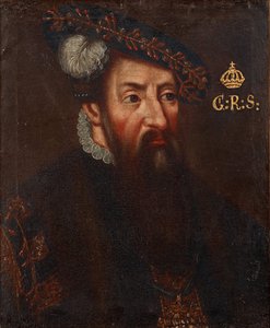 Portrét švédského krále Gustava I. 1496-1560, um 1700