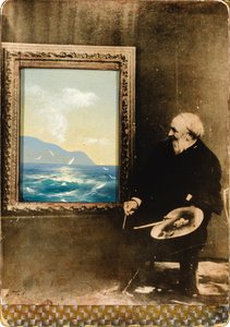 Portrét umělce Ivana Ajvazovského 1817-1900, 1889 od Unbekannt