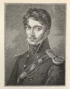 Portrét autora Theodora Körnera 1791-1813. od Unbekannt