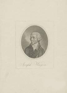 Portrét skladatele Josepha Haydna 1732-1809, 19. století. od Unbekannt