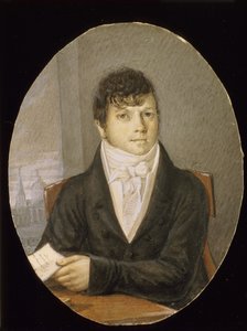 Portrét tanečníka, baletního mistra a scénáristy Ivana Valbercha 1766-1819 od Unbekannt