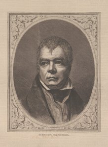 Portrét historického romanopisce a básníka Sira Waltera Scotta 1771-1832, 1871. od Unbekannt