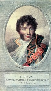 Portrét neapolského krále Joachima Murata, francouzského vojenského a politického muže (1767-1815). od Unbekannt