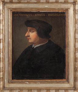 Portrét filozofa Agostino Nifo, 18. století. od Unbekannt