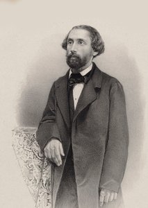 Portrét pianisty a skladatele Julia Schulhoffa 1825-1898, 1860. od Unbekannt