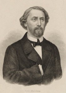 Portrét pianisty a skladatele Julia Schulhoffa 1825-1898, 1860. od Unbekannt