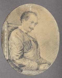 Portrét básníka, děkabristy hraběte Alexandra I. Odoevského 1802-1839, 1837-1839 od Unbekannt